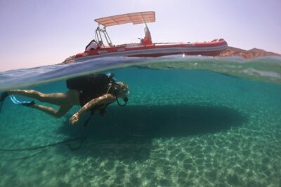 Try a DIVE, discover scuba diving in Mykonos - The Open-Water Swim at Lia Reef: Expect Shallow Skills, Real Marine Life