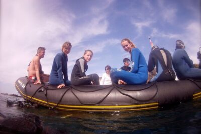Try Scuba Diving in a turtle area (boat) - What Happens Before You Go in the Water