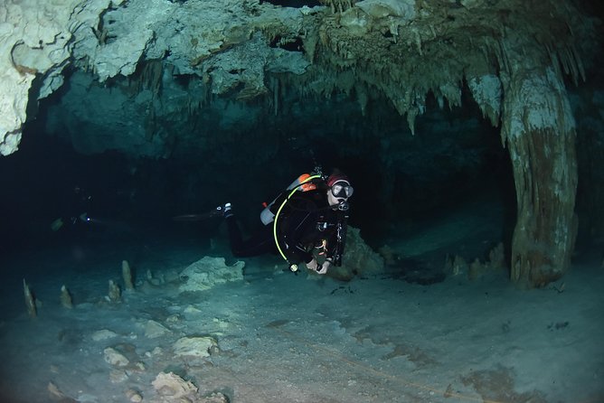 Tulum cenote diving. The ultimate experience in scuba - The caverns themselves: stalactites, stalagmites, and Mayan meaning