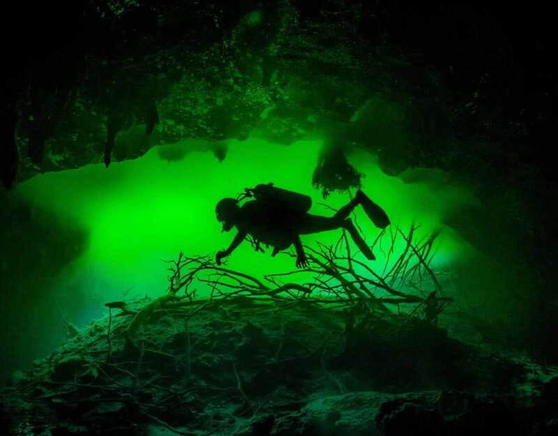 Tulum : Scuba in 2 cenotes including a deep one Pit Dos Ojos - Small group, clear instruction: the human side (Alex, Mariano, Bebe)