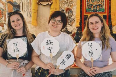 Xi'an Calligraphy & Tea Ceremony - Dive into Ink & Brush Artistry - The Character Wall: A 3,000-Year Story You Can Follow