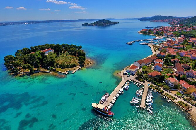 Zadar: Shipwreck Dive, Sandy Beach, Lighthouse & Island Tour - Preko on Ugljan (Olive Island): village time plus Galevac options