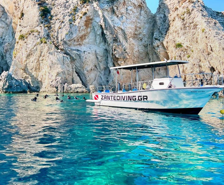 Zakynthos: Scuba Diving Experience with Underwater Photos - Boat Ride to Marathonissi: Turtle Island, Caves, and Beaches
